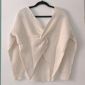 Brand New!! Twist Back Sweater